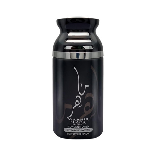 Lattafa Maher Black Concentrated Perfumed Deodorant Spray